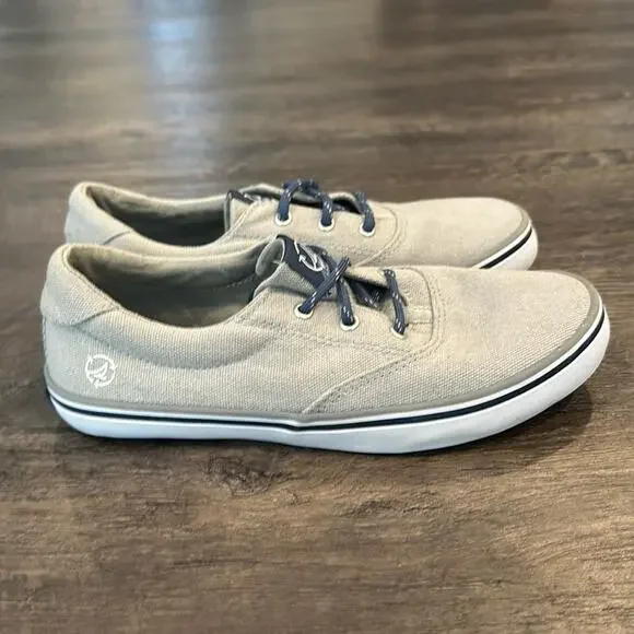 Sperry Little Boy 2 Gray Spinnaker Washable‎ Canvas Boat Shoes - Picture 7 of 14